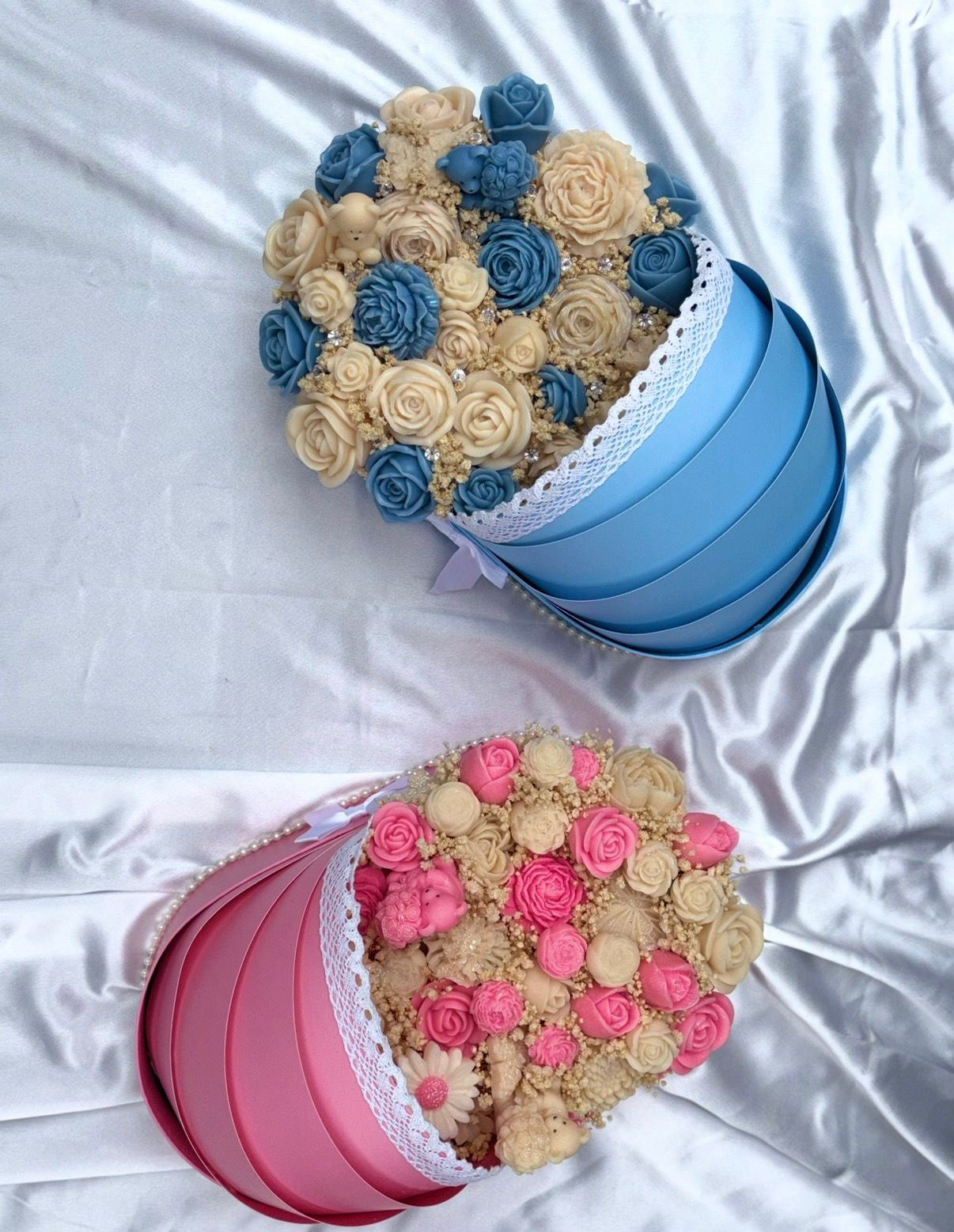 Bouquet en cochecito de bebé