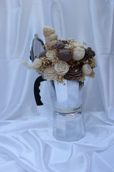 Bouquet en Cafeteras