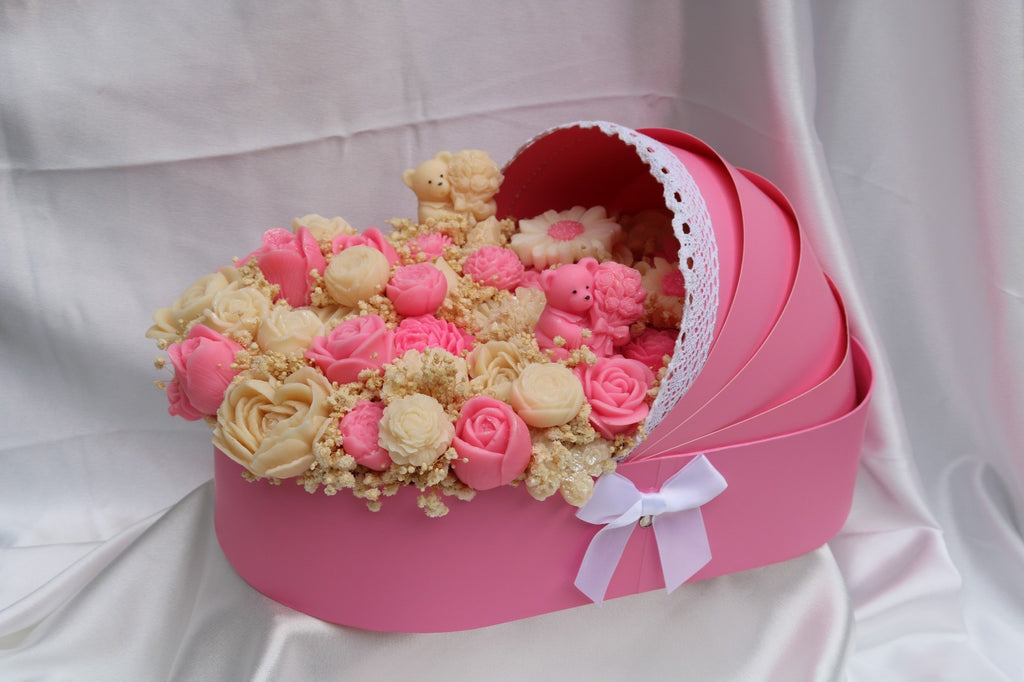 Bouquet en cochecito de bebé