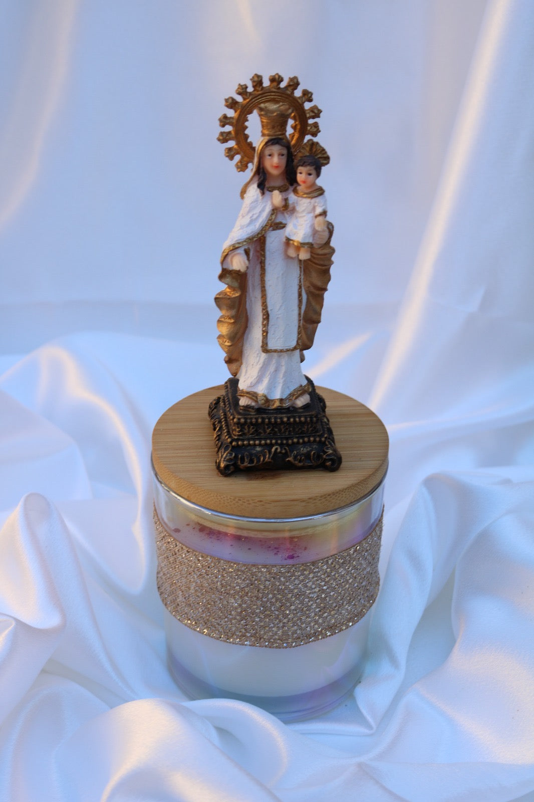 Vela Religiosa Artesanal (8oz)