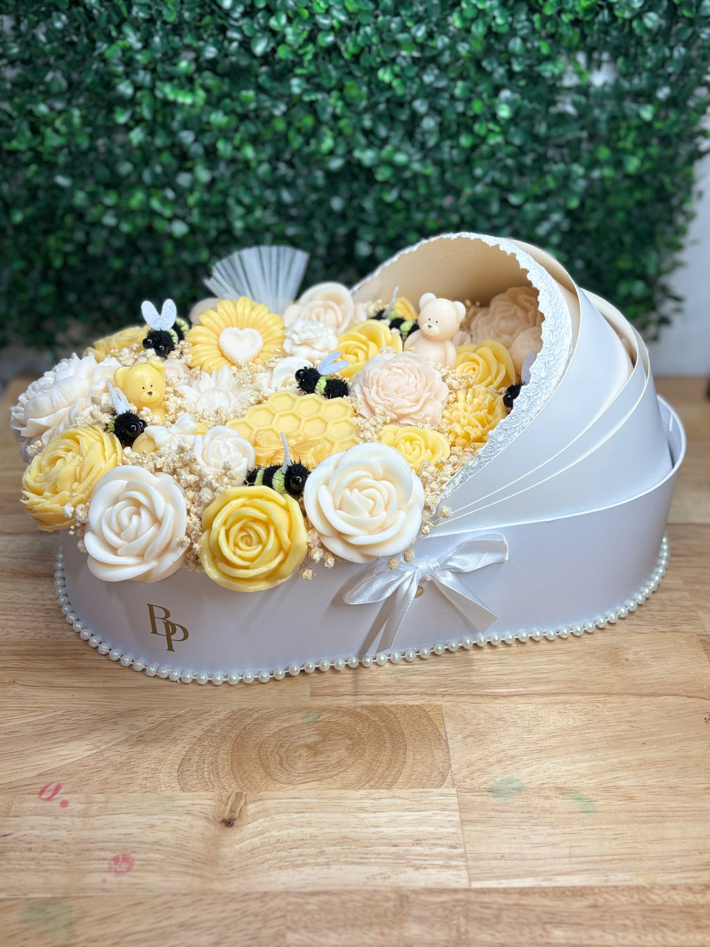 Bouquet en cochecito de bebé