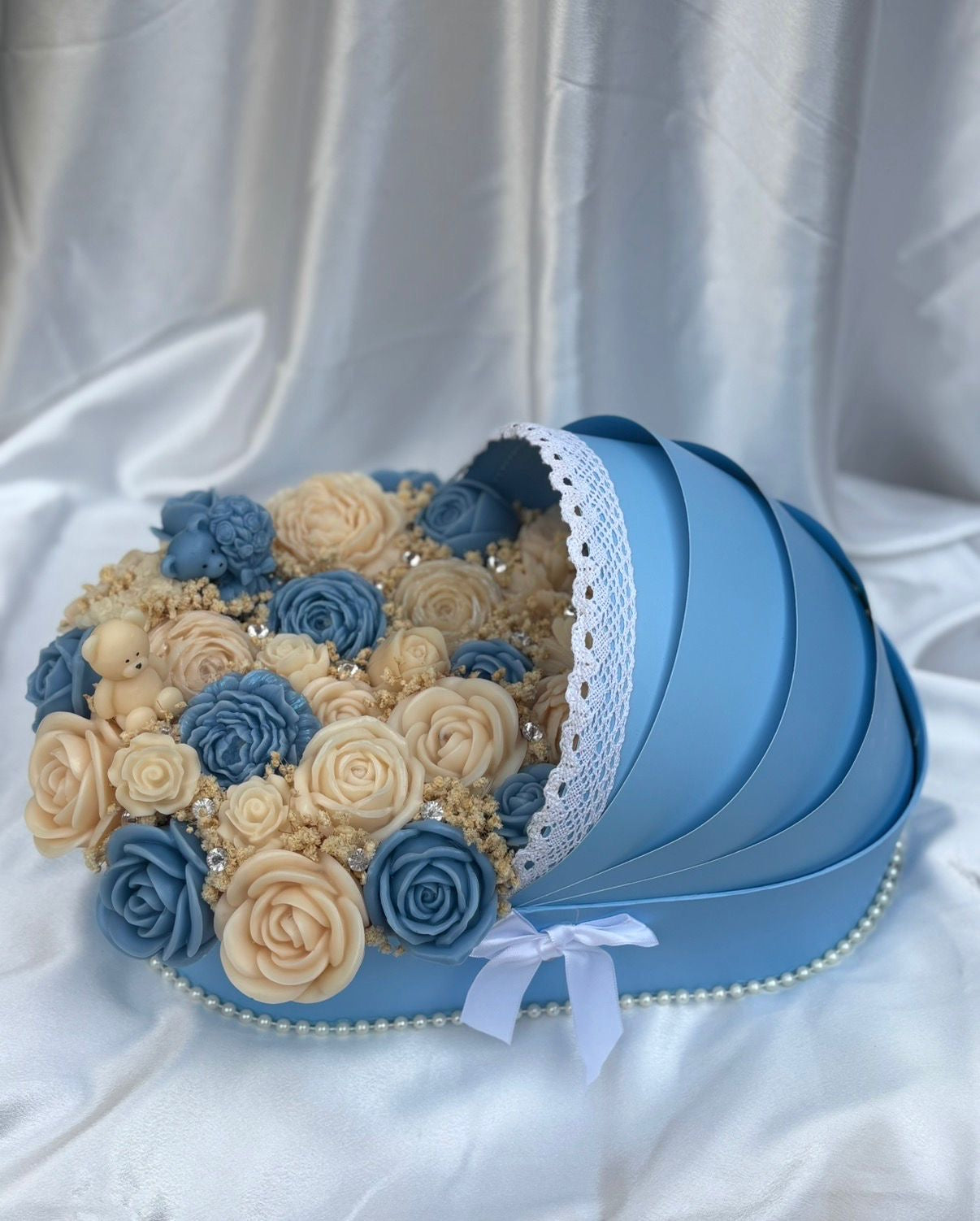 Bouquet en cochecito de bebé